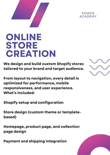 Online Store Creation