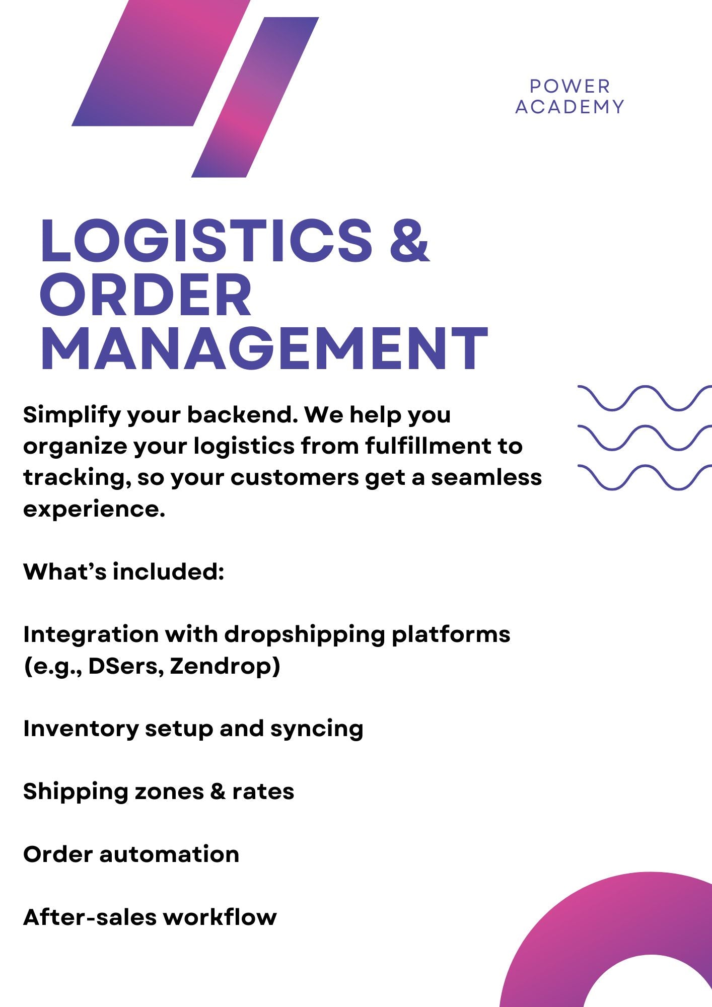 Logistics & Order Management