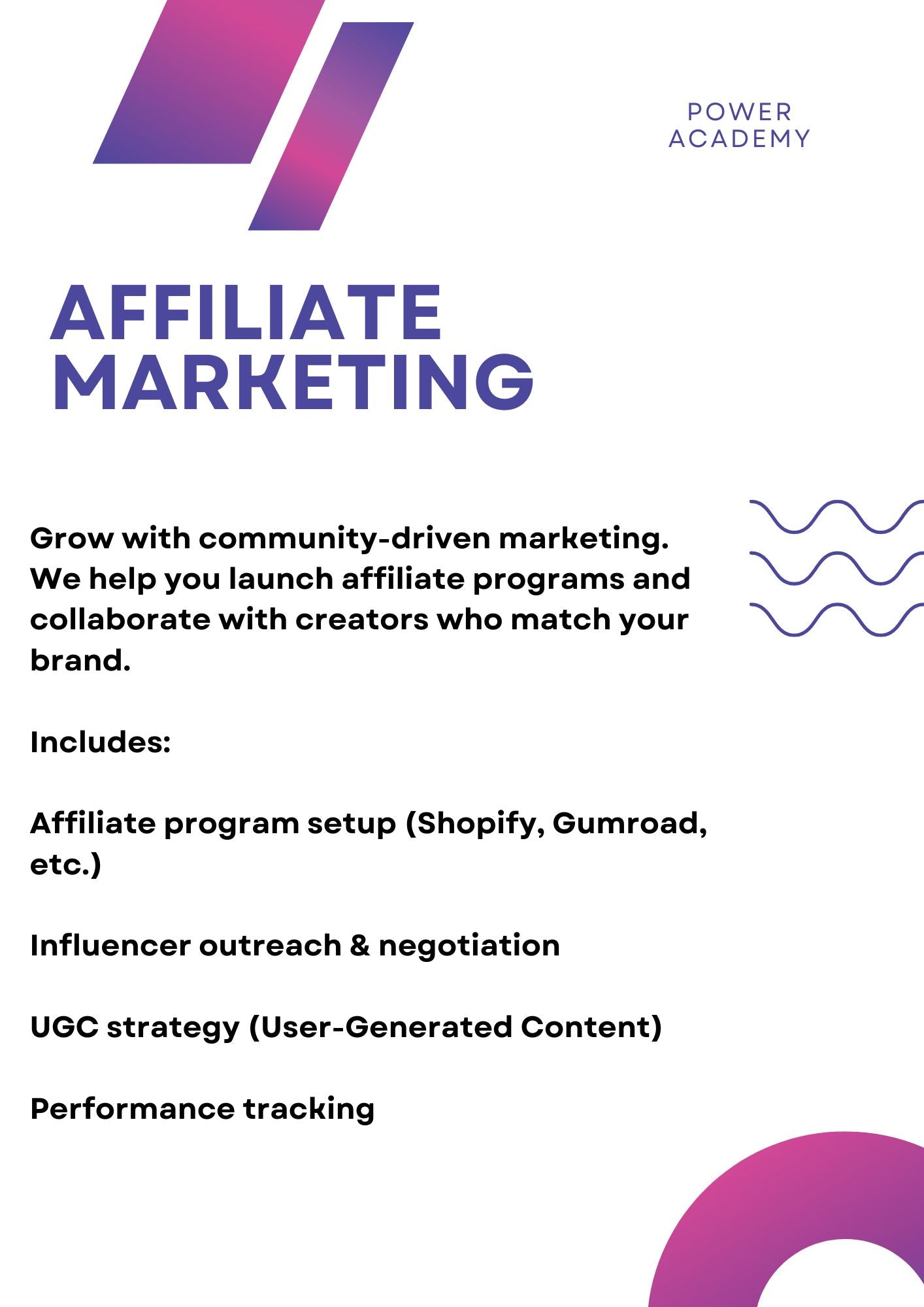 Affiliate Marketing & Influencer Strategy
